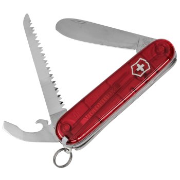 Victorinox My First Victorinox lenktinis peilis, skaidri raudona