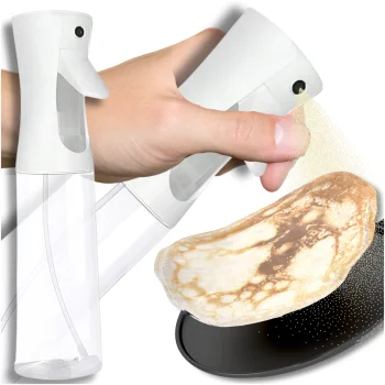 Bakalu aliejaus ir acto purkštukas-dozatorius, 500 ml, baltas