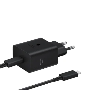 Įkroviklis Samsung EP-T4511XBEGEU 45W su USB-C laidu (1.8m) - baltas