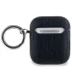 Karl Lagerfeld Monogram Choupette Head dėklas AirPods 1 / 2 ausinėms, juodas