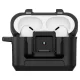 Apsauginis dėklas Spigen Lock Fit ausinėms AirPods Pro 3, juodas