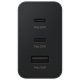 Samsung Trio 65W tinklo įkroviklis (2x USB-C, 1x USB-A), juodas