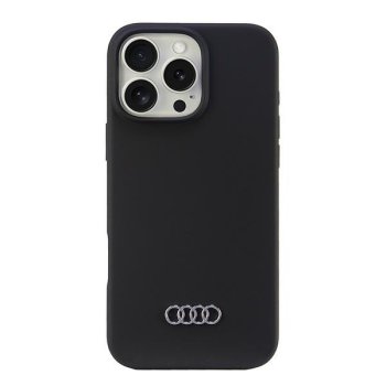 Audi dėklas iPhone 16 Pro Max telefonui, juodas