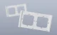 Dvigubas jungiklio rėmelis Sonoff M5-2C-80-FW jungikliams M5-80, baltas