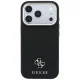 Dėklas Guess Saffiano Small 4G MagSafe skirtas iPhone 17 / 18 Pro Max, juodas