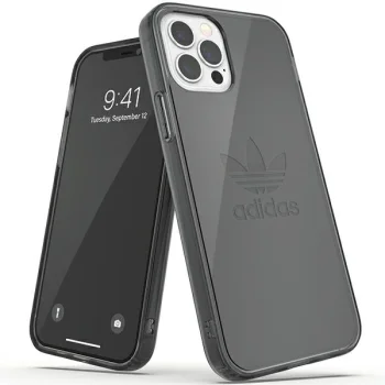 Adidas iPhone 12 / 12 Pro Case OR Protective Clear Case, Black