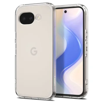 Spigen Ultra Hybrid dėklas, skirtas Google Pixel 10A, skaidrus
