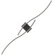 Black Wall Lamp 60cm, Cold White Light