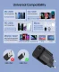 Įkroviklis Choetech PD5007 GaN USB-C PD 30W juodas