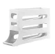 Rolling Egg Dispenser for Refrigerator, 30-Egg Holder, White
