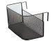 Hanging Metal Organizer Basket for Doors and Shelves, Black