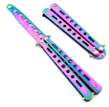 Rainbow Butterfly Training Knife