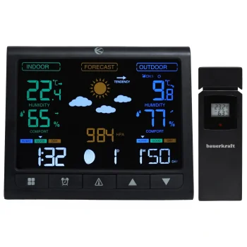 Belaidė orų stotelė Longwell G-967 su lauko jutikliu ir LCD ekranu
