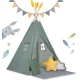 Nukido Nk-406 vaikiška palapinė Tipi, žalia