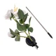 Gardlov 25282 Solar Garden Lamp LED Rose, 3 White Flowers