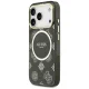 Guess IML Peony Dot MagSafe dėklas, skirtas iPhone 17 Pro, Juodas