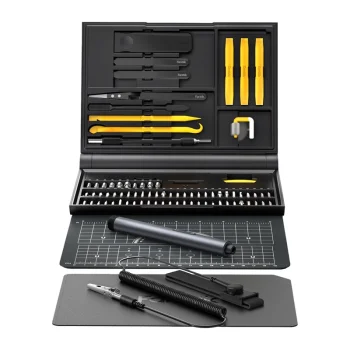 Elektrinis atsuktuvas Fanttik E1 NEX Workstation su antgalių rinkiniu