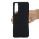 Sony Xperia 1 IV skysto silikono dėklas, juodas