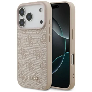 Guess 4G Classic dėklas skirtas iPhone 17 Pro / 18 Pro, rožinis