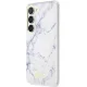 Guess Marble dėklas Samsung Galaxy S23+ baltas