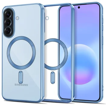 Tech-Protect MagFlex MagSafe Case for Samsung Galaxy A57 5G - Transparent Blue