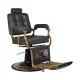 Gabbiano Boss Old Leather kirpėjo kėdė, juoda