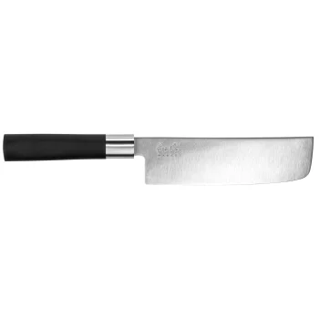Daržovių peilis Kai Wasabi Nakiri, 16,5 cm, juodas