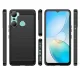 Dėklas Infinix Hot 12 Pro Carbon Case, lankstus TPU nugarėlė, juodas