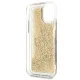 Guess 4G Big Liquid Glitter dėklas, skirtas iPhone 11 / XR, auksinis