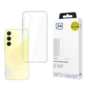 3mk Clear Case dėklas telefonui Samsung Galaxy A35 5G, skaidrus