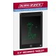 LCD rašymo ir piešimo planšetė vaikams KRUZZEL 22454, 8.5\", juoda