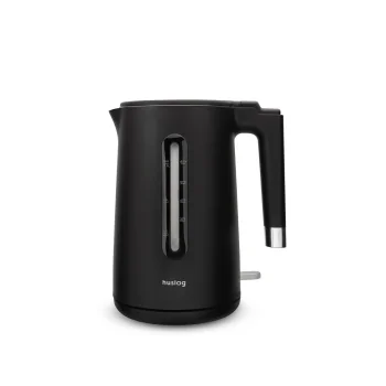 Elektrinis virdulys Huslog Double-Wall, 1.5 l, 2200 W, juodas