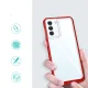 Dėklas Samsung Galaxy S22+ (S22 Plus) Hybrid Armor Clear 3in1, raudonas