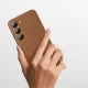 Dux Ducis Grit dėklas Samsung Galaxy S23+, eko oda, rudas