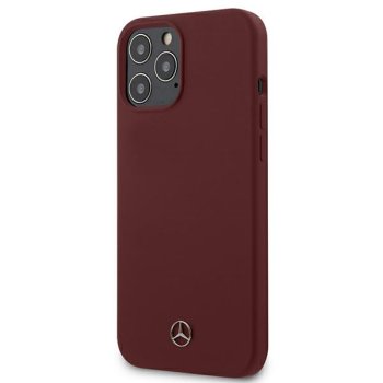 Mercedes Silicone Line dėklas, skirtas Apple iPhone 12 Pro Max, raudonas