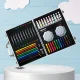 64-Piece Kids Art Set for Drawing and Painting in a Portable Case