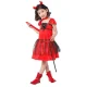 Kruzzel Devil Costume, 4-Piece Set, Red