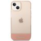 Guess Translucent Case for iPhone 14 Plus, Pink