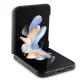 Karl Lagerfeld Saffiano Monogram Choupette Pin dėklas Samsung Galaxy Z Flip 5, juodas