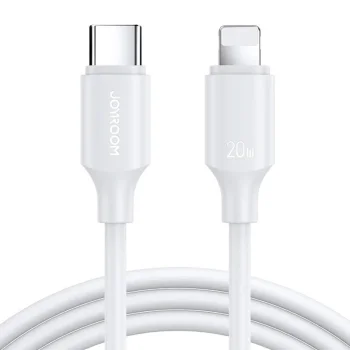 USB-C į „Lightning“ laidas Joyroom S-CL020A9, 20W, 1m, baltas
