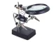 Helping Hand Magnifier with 5 LED Light and Soldering Iron Holder 2.5X 90mm