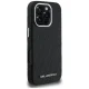 Karl Lagerfeld FW Stamped Karl MagSafe dėklas iPhone 16 Pro Max telefonui, juodas