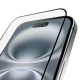 Apsauginis grūdintas stiklas su rėmeliu Puro Frame iPhone 16 Plus, 9H