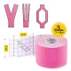 Kinesiology Tape 4FIZJO 5 cm x 5 m, Pink