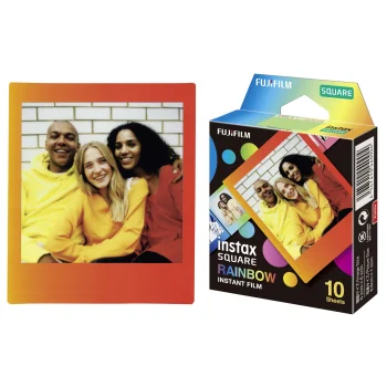 Momentinė fotojuosta Fujifilm instax Square Rainbow, 10 nuotraukų