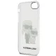 Karl Lagerfeld dėklas iPhone 7 / 8 / SE (2020/2022), skaidrus