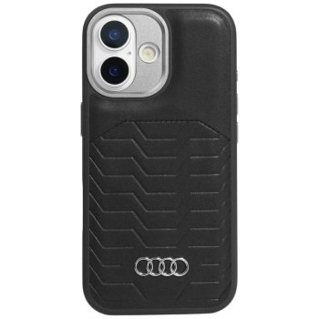 Audi GT dirbtinės odos dėklas iPhone 17 su MagSafe, juodas