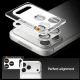 Kameros apsauginis stiklas Spigen Optik Pro XL, skirtas iPhone 17 Pro, sidabrinis