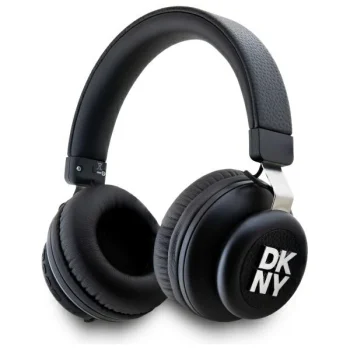 DKNY Metal Logo belaidės ausinės, juodos