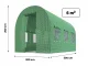 Sodo šiltnamio tunelis Case 123395, 2x3 m (6 m²), žalias